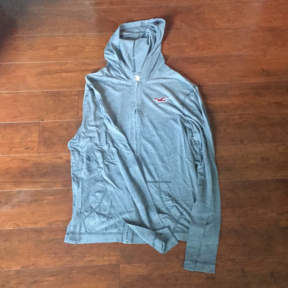 Hollister light zip sweatshirt